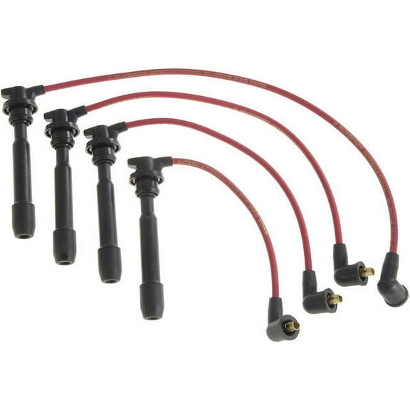 Spark Plug Wire Set - Compatible with 2003 - 2009 Hyundai Elantra 2.0L 4-Cylinder 2004 2005 2006 2007 2008