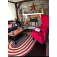 thumbnail image 5 of Rustic Flag Braided Rug 5' x 7', 5 of 5