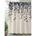 thumbnail image 2 of Fsddascl Retro Leaves Shower Curtain Set - Extra Long 72" x 96" Washable Curtain with 12 Hooks, Farmhouse Spring Botanical Eucalyptus&nbsp;Sprigs Waterproof Fabric Stall Shower Curtains for Bathroom, 2 of 6