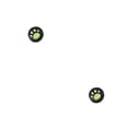 thumbnail image 1 of Sidaley Grips Caps Cómodo Útil Forma de pata de gato Thumbstick Cover Controller Accesorios Suministros de videojuegos verde sobre negro verde sobre negro 2piezas, 1 of 5