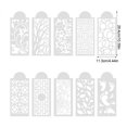 thumbnail image 3 of Toystoory Paquete de 10 plantillas plegables reutilizables para pastel Floral de cumpleaños de boda, molde para borde de repostería, plantilla Cocina y Comedor, 3 of 6