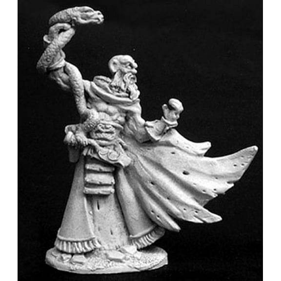 Reaper Miniatures Taenar, Cultist Leader #02797 Dark Heaven Unpainted Metal