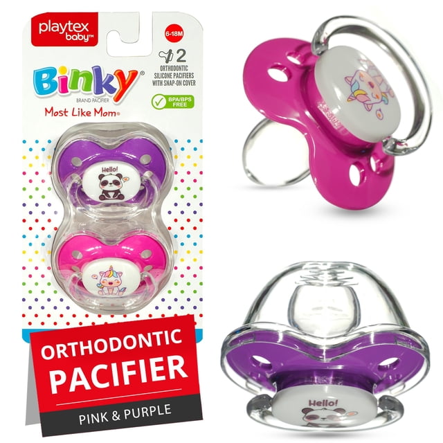 Chupete Ortodóntico de Silicona Playtex Baby 2 Paquetes