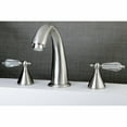 thumbnail image 2 of Kingston Brass KS2368WLL Wilshire Two-Handle Deck Mount Roman Tub Faucet, Brushed Nickel, 2 of 5