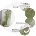 thumbnail image 6 of Shower Curtain Abstract Ombre Sage Green Marble Bathroom Curtains with Hooks, Waterproof Fabric White Modern Art Bath Shower Curtains Set for Bathroom Bathtubs Decor 72x72 Inch, 6 of 8