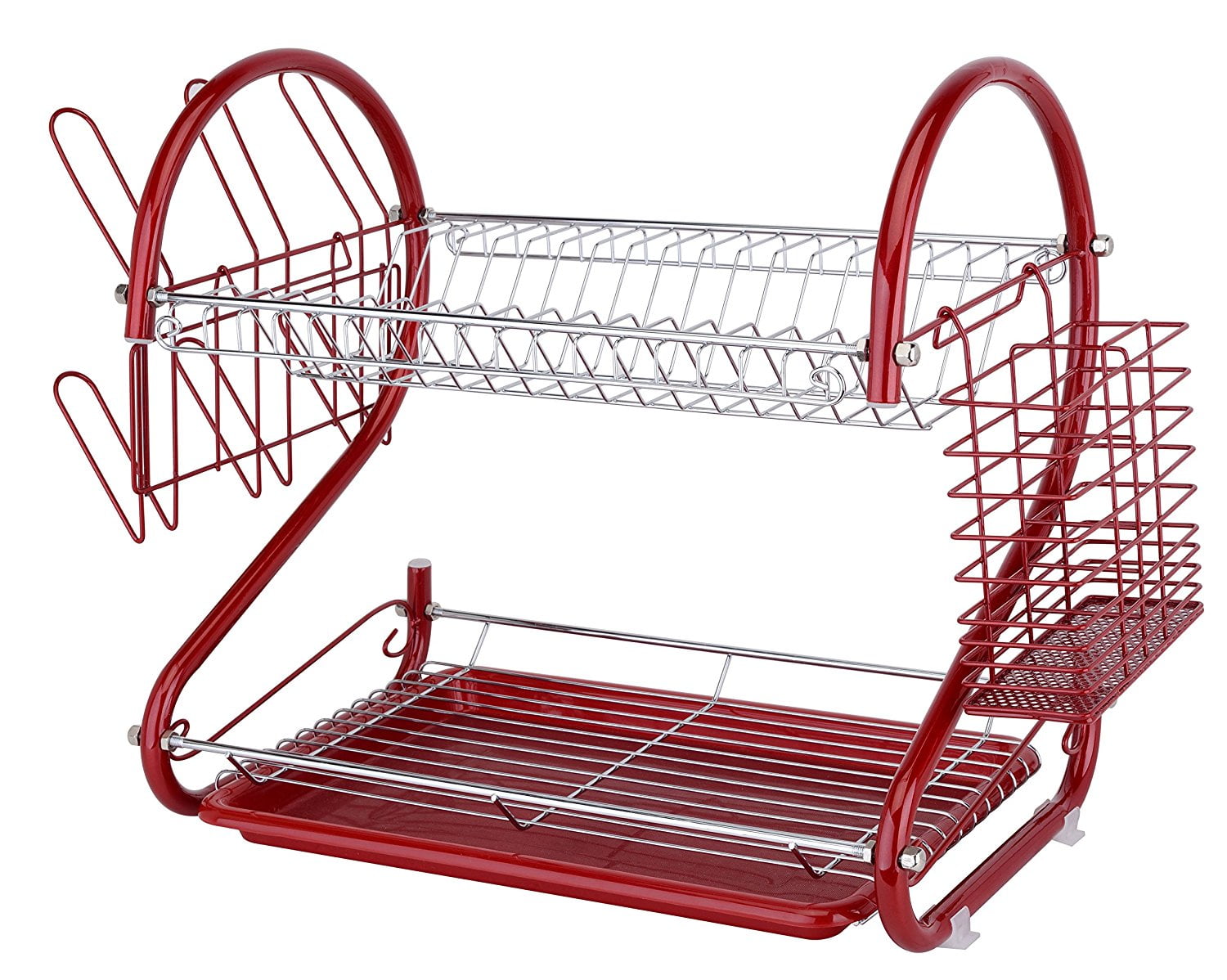 Europe Ware K10766 Dish Rack, Red by Europe Ware