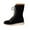 Black, variant on Snow Boots for Women,with Lace up Mid-Calf Winter Boots,Fluff Boots with Fleece,and Fur-Lined Casual Boots