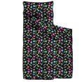 thumbnail image 2 of Dinosaur and Text Black Pattern Teens Toddler Nap Mat with Pillow, Sleeping Mat Bag for Preschool Daycare 51"x22", 2 of 6