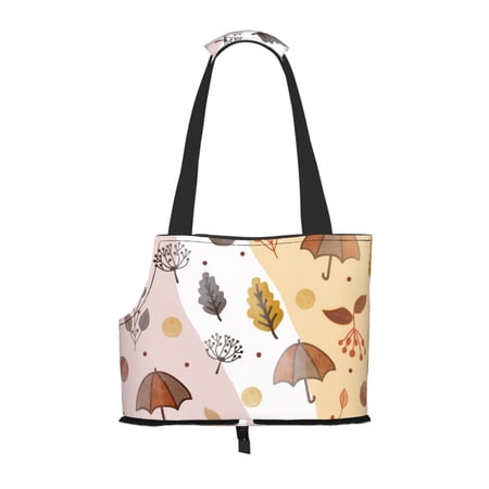 Dog Sling Carrier  Small Dog/Cat Soft Side Carrier Tote Bag for Subway/Shopping/Hiking/Travel-Bohemian Art Pattern