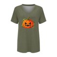 thumbnail image 4 of Bovemsi Tops for Women Trendy Soft Loose‑Fit V‑Neck Graphic Short‑Sleeve Prints Fashion Outfits Clothes L, 4 of 4
