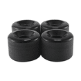 thumbnail image 1 of 4 Pcs Roues de Planche à Roulettes Élastiques PU Portables Flexibles Durables 65X45 Roues de Planche à Roulettes Sport Noir, 1 of 9