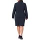 thumbnail image 3 of Conjunto de traje de blazer y falda lápiz de dos piezas de talla grande Agnes Orinda con solapa muesca y botones 1X azul marino, 3 of 6