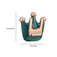 thumbnail image 3 of Injueey Soporte para secador de pelo, estante de almacenamiento Universal plegable para baño de pared, estante para soplador, decoración con apertura Almacenamiento y organización del hogar Verde Injueey HA063461-01B, 3 of 6