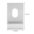 thumbnail image 3 of 10Pcs Base Clips Crochet Fixations Attaches Aluminium Serres Fixation SetSilver, 3 of 14