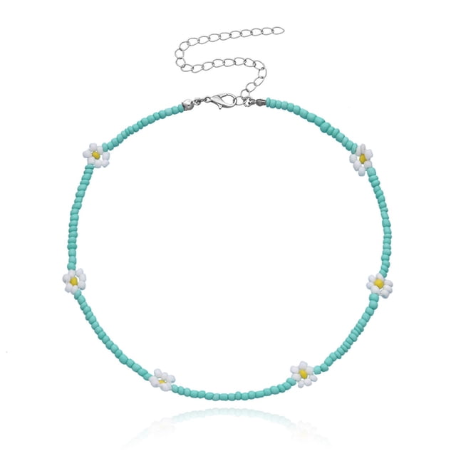 Jusqu'à 65 % de Réduction sur les Colliers SMihono pour Femmes, Collier Ligne de Perles de Riz, Bijoux de Personnalité pour Femmes et Filles