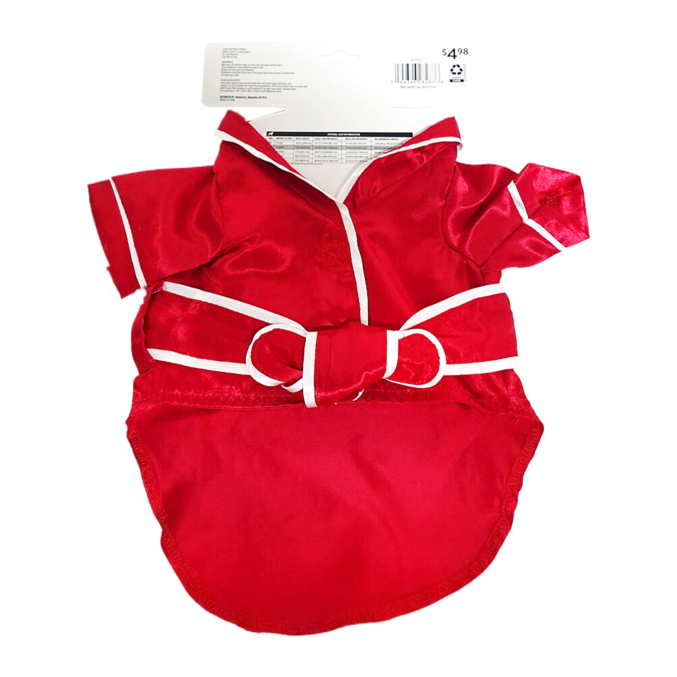 Vibrant Life Valentine's Day Pet Robe, XOXO, Red, X-Small