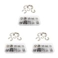 thumbnail image 2 of QualitChoice 580pcs Professional Retaining Rings Convenient External Circlip Good Fixation Lightweight Snap Ring Hardware Assorted Kits Sliver 3Set, 2 of 6