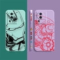 thumbnail image 5 of Case For VIVO IQOO 5 7 8 9 10 11 Pro 5G Z6 Z7 NEO3 5 5S 6 7 Colour Simple Liquid Silicone Case Marvel Iron Man Comics, 5 of 5