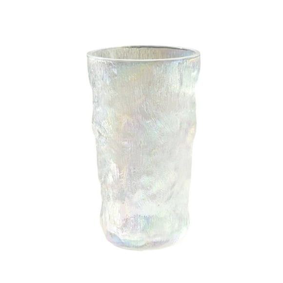 Toystoory Vaso de vidrio transparente, hermoso recipiente para el hogar, cocina, leche, cerveza, agua, taza de café, contenedor, restaurante, bebida, jugo Teteras tipo alto 400ml Toystoory HA082065-01
