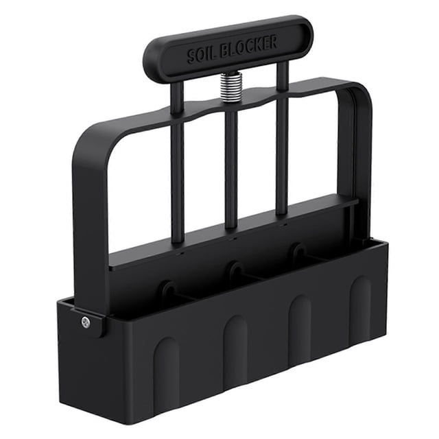 Soils Blockers for Seed-Starting Transplant Mini 4 Hand Held Soils Block Maker Tool for Grow Seeding