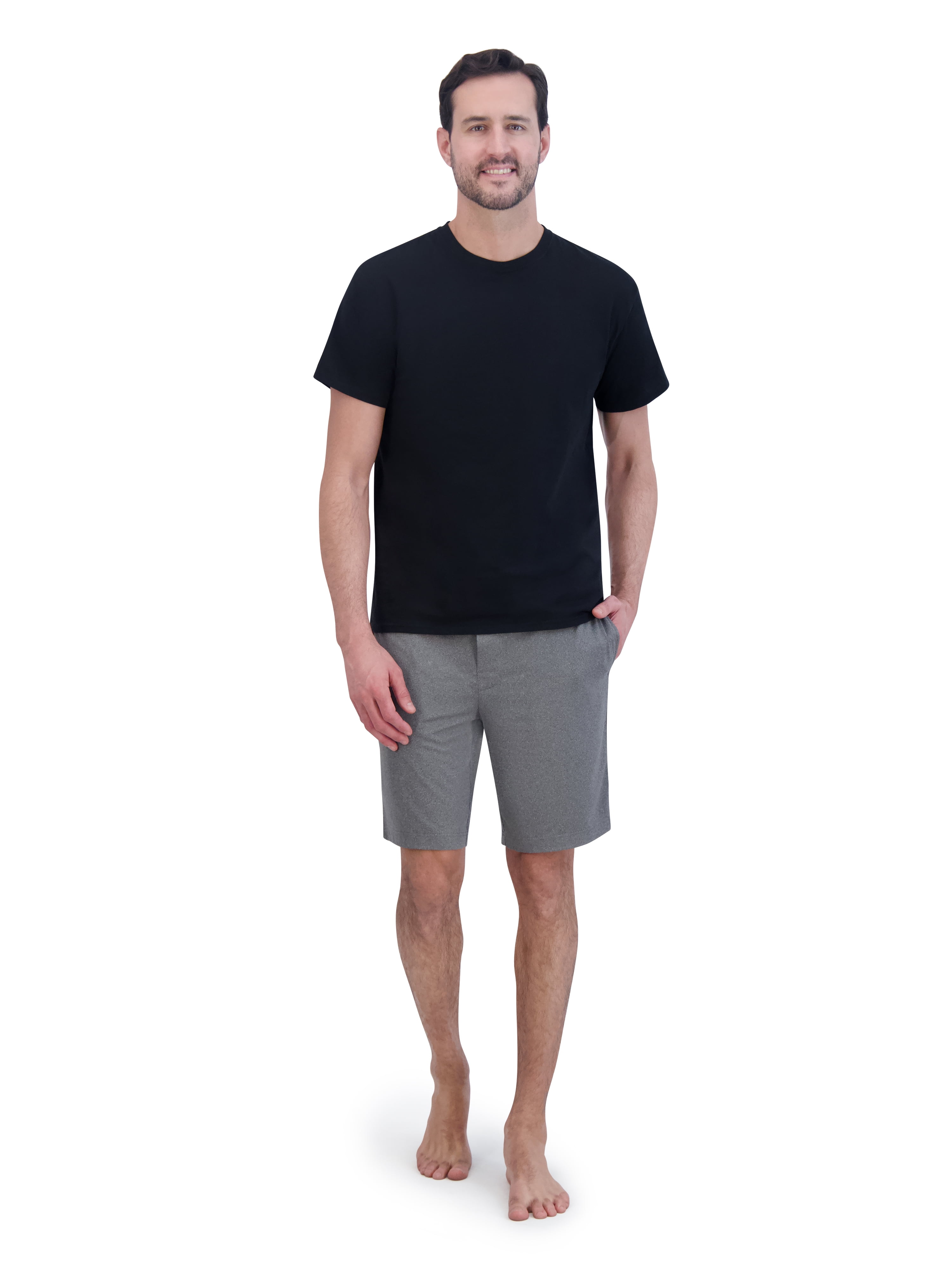 Hanes Men's Luxe Sleep Jam Shorts, 2-Pack, Sizes S-2XL