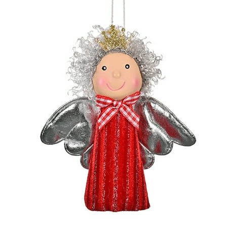 

AOKID Hanging Decor Adorable Angel Shape Hanging Decor Creative Exquisite Fabric Doll Pendant for Home