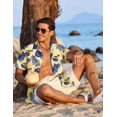 thumbnail image 2 of COOFANDY Men's Hawaiian Shirt Short Sleeve Tropical Shirts for Men Beach Shirt Resort Wear, 2 of 6