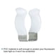 thumbnail image 4 of T5 U Clips Soporte para LED Luz Bombilla Montaje Soporte Inoxidable Acero Fluorescente Tubo Soporte con Tornillos Paquete de 6, 4 of 5