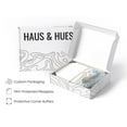 thumbnail image 4 of HAUS AND HUES Ocean Wall Art and Wave Poster - Ocean Wave Posters and Beach Art | Ocean Posters Wave Poster and Ocean Wall Decor Beachy Decorations Home Decor Waves Poster (24" x 36" Framed Beige), 4 of 6