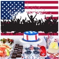 thumbnail image 2 of Twfbrm 4th of July Banner Decorations,  12x8in Red Blue Independence Day Backdrop America Flag Patriotic Photo Booth for Memorial Day Party Supplies, 2 of 5