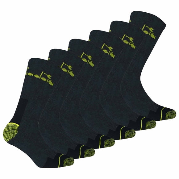 Diadora Calcetines de Trabajo Unisex, Paquete de 6 - Calcetines Deportivos, Algodón, Logotipo, color sólido Anthrazit 39-42