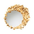 thumbnail image 2 of Baxton Studio Tauriel Modern Glam and Luxe Antique Goldleaf Metal Butterfly Accent Wall Mirror, 2 of 4