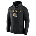 thumbnail image 2 of Men's Chris Olave Black New Orleans Saints Team Wordmark Player Name & Number Pullover Hoodie, 2 of 3