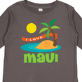 thumbnail image 4 of Inktastic I Love Maui Boys or Girls Long Sleeve Toddler T-Shirt, 4 of 5