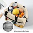 thumbnail image 5 of HUIACONG Rooster and Sunflower Pattern Lunch Bag, Aluminum Film Practical Washable Insulated Lunch Bag for Kids, 5 of 8