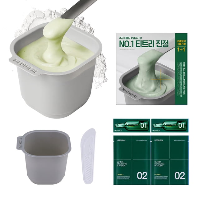 Paquete de modelado Mediheal Derma Teatree con refrigeración rápida x2
