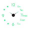 thumbnail image 3 of Reloj Reloj de Pared Creativo Silencioso DIY Reloj de Decoración Tridimensional Reloj Europeo AHeartcove SZ221208-0245JD, 3 of 4