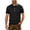 Black, variant on Men's Classic Polo Shirt Short Sleeve Traditional Front Button Loose Fit Casual Summer Top