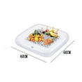 thumbnail image 6 of ZNNT Inflatable Serving Bar Leak-proof PVC Summer Rectangle Square Salad Ice Tray Food Drink Container Buffet Cooler Outdoor Swimming Pool Party Supplies_Clearance_Inflatable Tray, 6 of 8