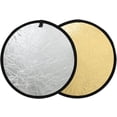 thumbnail image 1 of PinesC 2-in-1 Photo Reflector Fill Light Soft Light Collapsible Reflector 12" 30cm for Photography Photo Studio Lighting - Silver, Gold, 1 of 5
