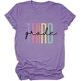 thumbnail image 2 of Third Grade T-Shirt for Women 3rd Grade Teacher Shirt Teacher Appreciation Short Sleeve Shirt Teacher Gift Tee, 2 of 4
