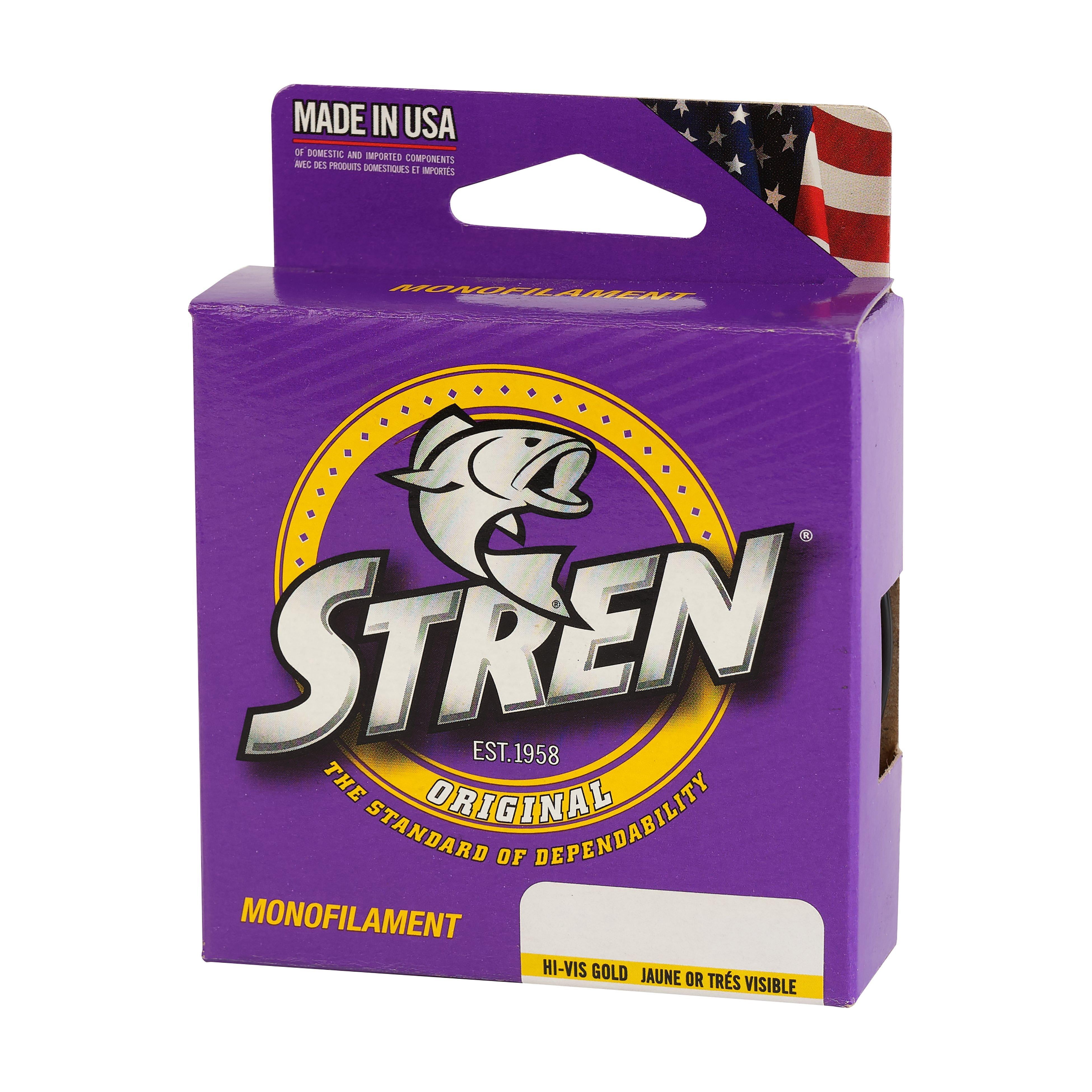Stren Original® Monofilament Fishing Line, Hi-Vis Gold, 6 lb Test Strength, 100 yd