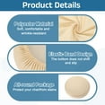 thumbnail image 4 of Uxcell 2 Paquete de Fundas de Taburete Redondas, Fundas de Taburete de Bar Lavables a Prueba de Polvo, Beige, 4 of 6