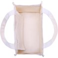 thumbnail image 4 of Small Canvas Tote Bags Personalized Mini Gift Bag DIY Crafts Blank Reuseable Tote Bags Bulk-10" x 7" x 6", 4 of 7