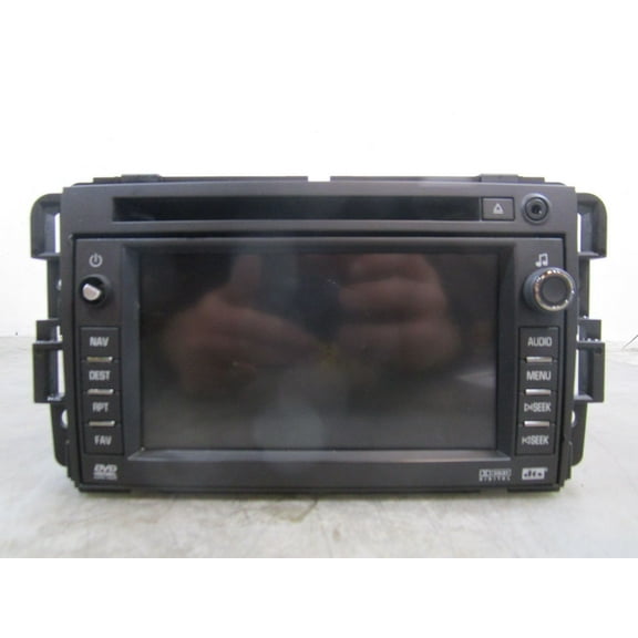 Pre-Owned 10 2010 Chevrolet Avalanche 1500 Radio Stereo Receiver AM FM CD MP3 USB NAV OEM - Verify Specific Vehicle Fitment In Description - (Good)
