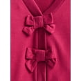 thumbnail image 2 of Wonder Nation Baby Girls' Bow Front Cardigan Sweater, Sizes 0M-24M, 2 of 3