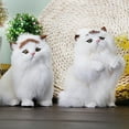 thumbnail image 4 of Gwong Juguete Simulated Fat Cat Stuff Toy Handicraft Photography Props Home Car Decor Regalo Gwong 30001251, 4 of 7