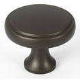 thumbnail image 5 of Alno A980-14 Royale 1-1/4" Solid Brass Stepped Round Mushroom Cabinet Knob / Drawer Knob -, 5 of 7