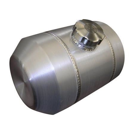 6x12 Center Fill Round Spun Aluminum Gas Tank 1.2 Gallon - 1/4 NPT