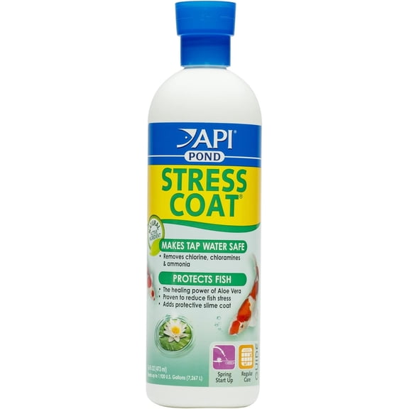 API Pond Stress Coat, Pond Water Conditioner, 16 oz